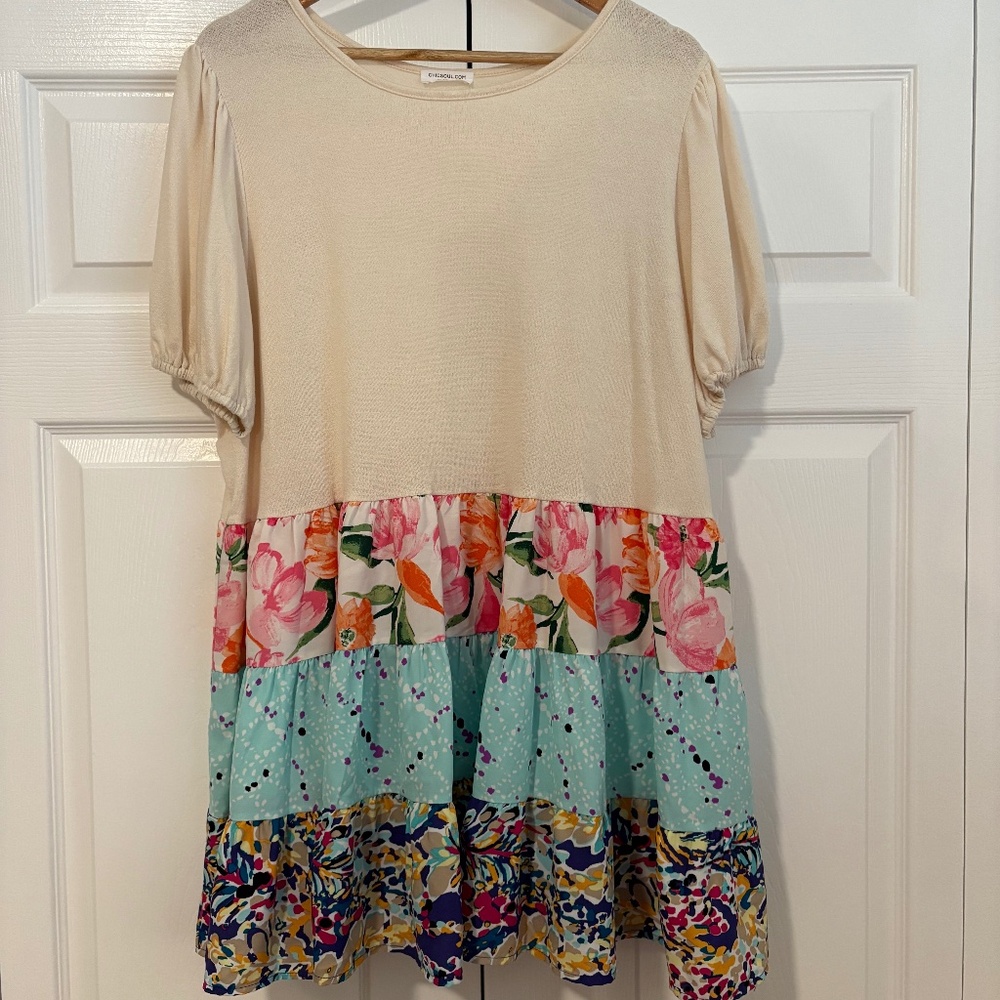 CHICSOUL Fit & Flare Top, 3X - Picture 1 of 7